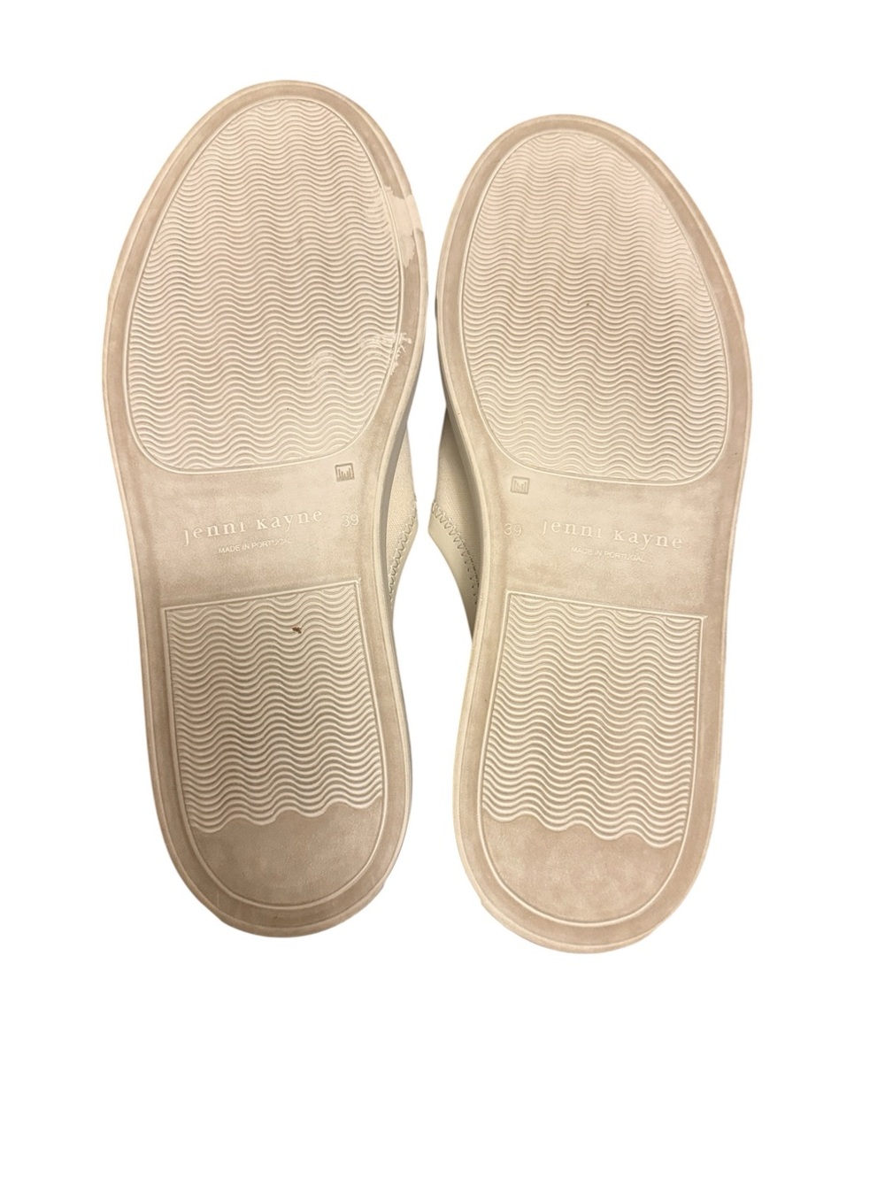 Jenni Kane Women’s White Slip-On Casual Canvas Mule Sneakers Sz 8 - Picture 5 of 7